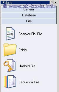 Datastage server palette - file stages