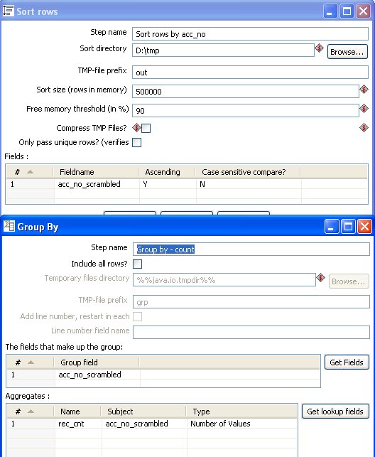 Sort and group by to find duplicates